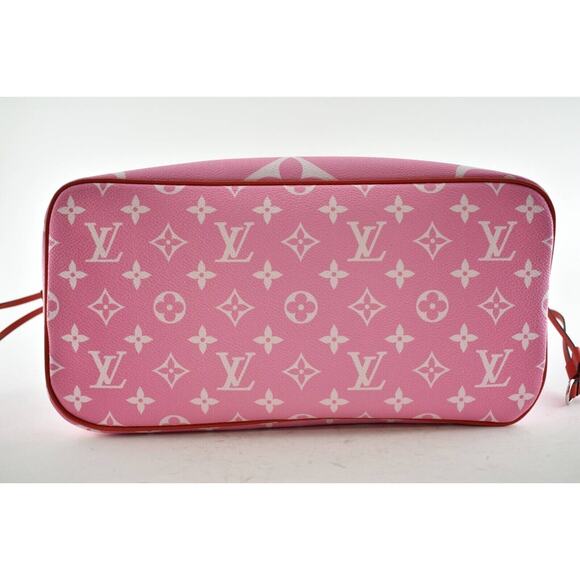 Louis Vuitton Escale Neverfull MM Red White Tie Dye Tote Handle Shoulder Bag - Picture 12 of 12